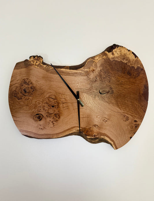 Extra Large Handmade Solid Oak Wall Clock