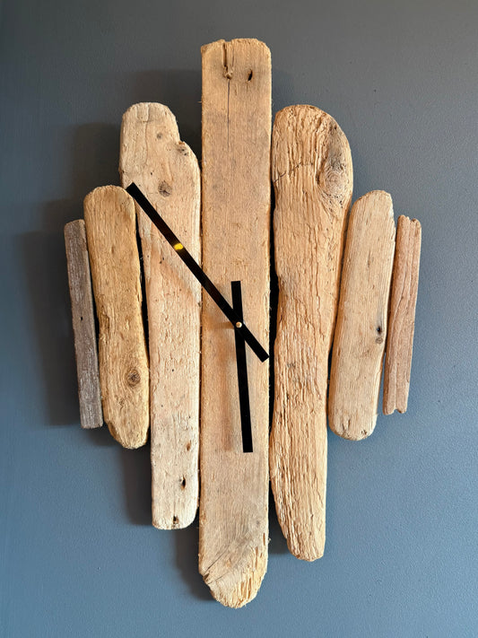 Handmade Driftwood Wall Clock
