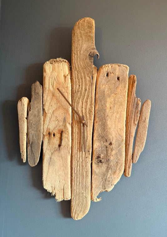 Handmade Driftwood Wall Clock