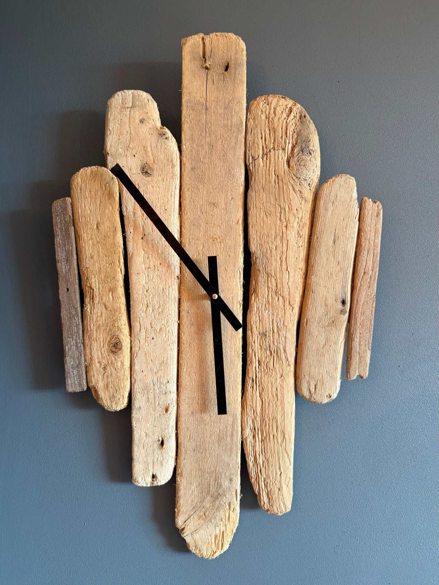 Handmade Driftwood Wall Clock