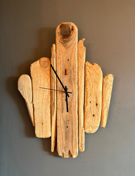 Handmade Driftwood Wall Clock