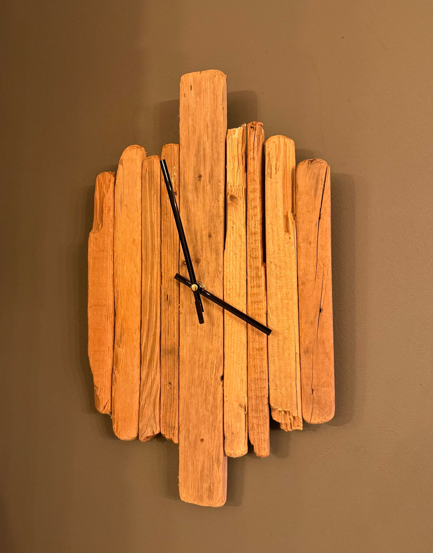 Handmade Driftwood Wall Clock