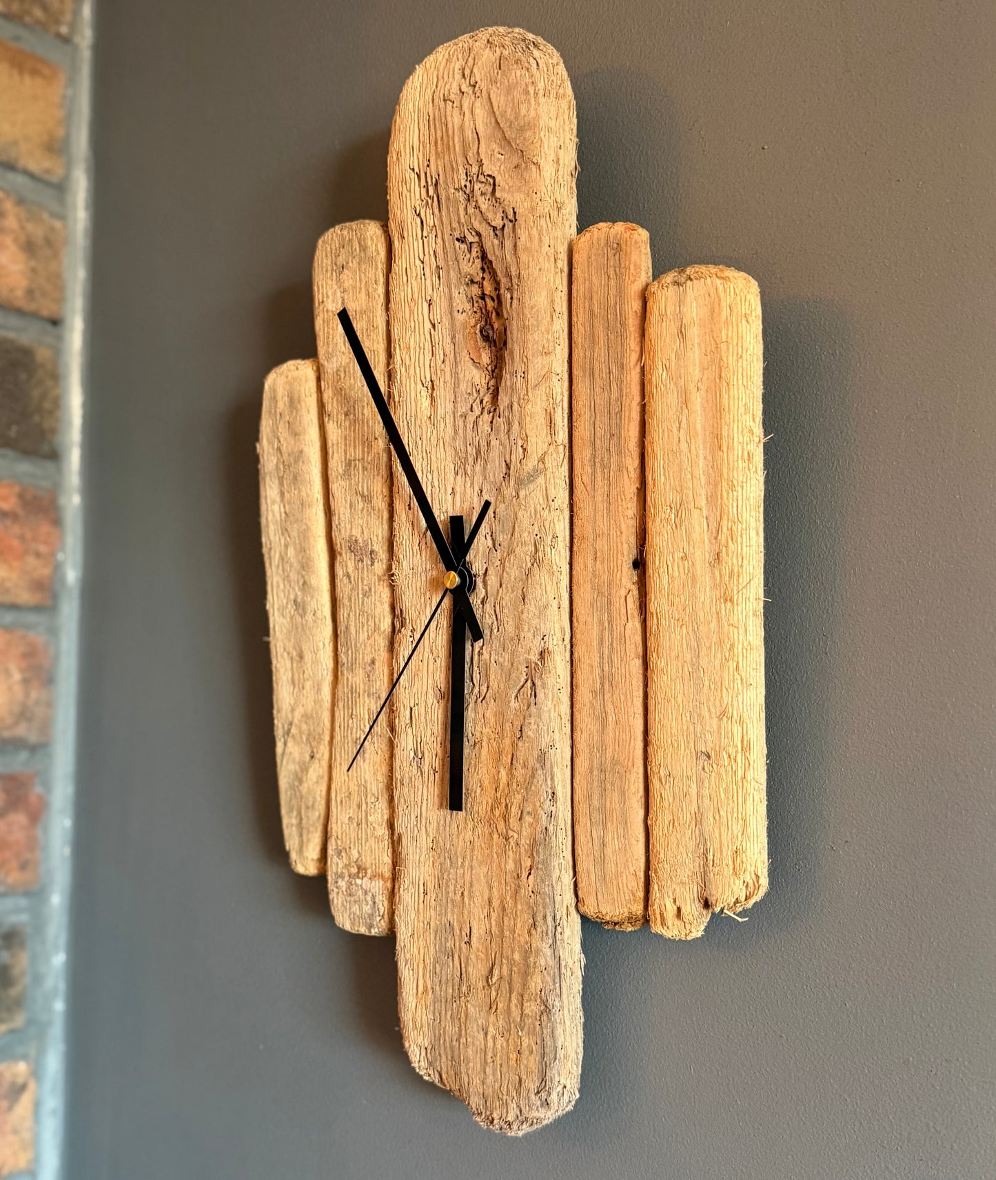 Handmade Driftwood Wall Clock