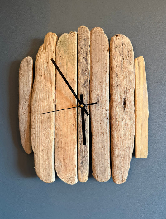 Handmade Driftwood Wall Clock