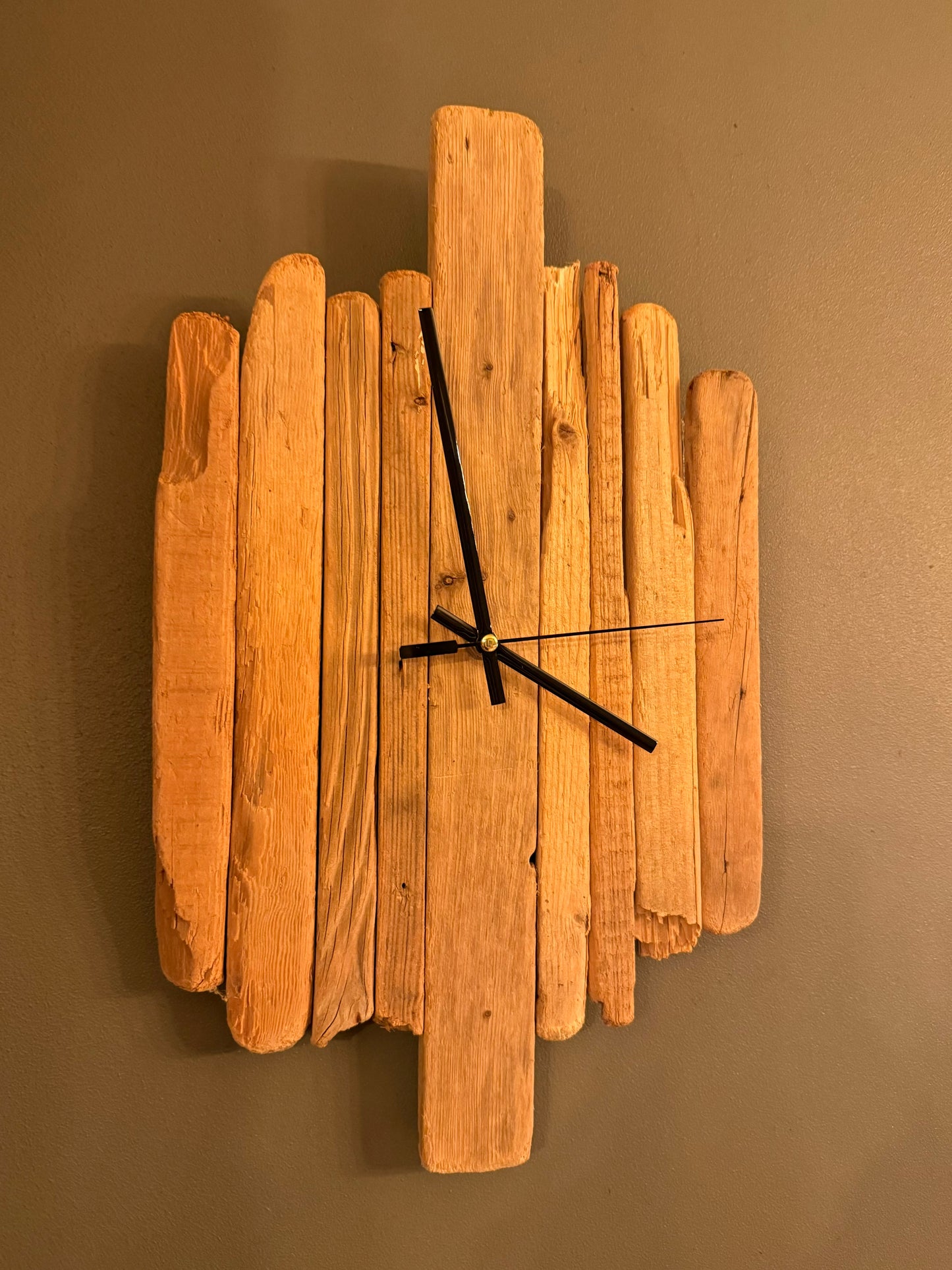 Handmade Driftwood Wall Clock