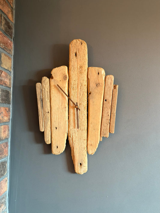 Handmade Driftwood Wall Clock