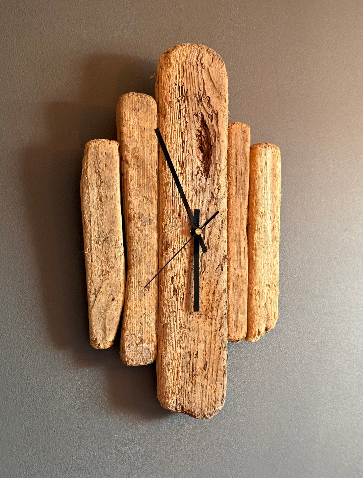Handmade Driftwood Wall Clock