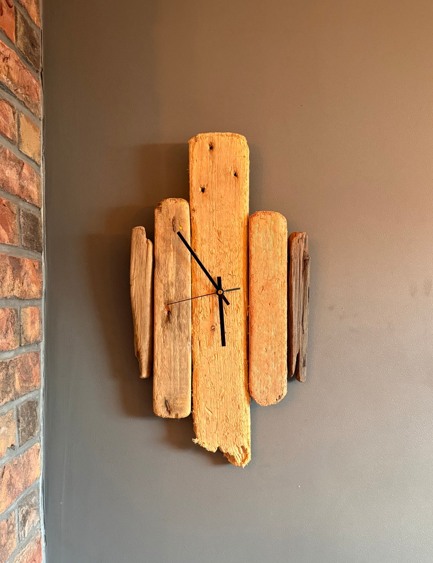 Handmade Driftwood Wall Clock