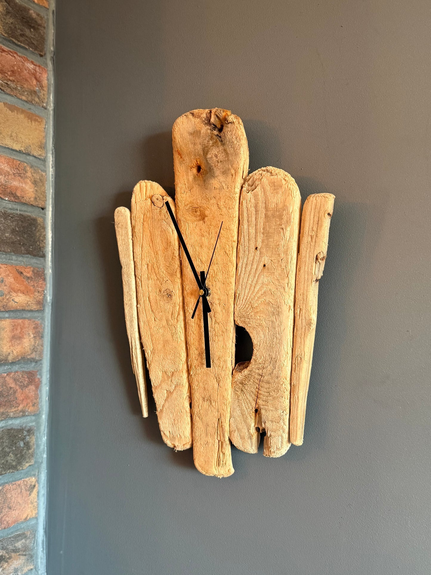 Handmade Driftwood Wall Clock