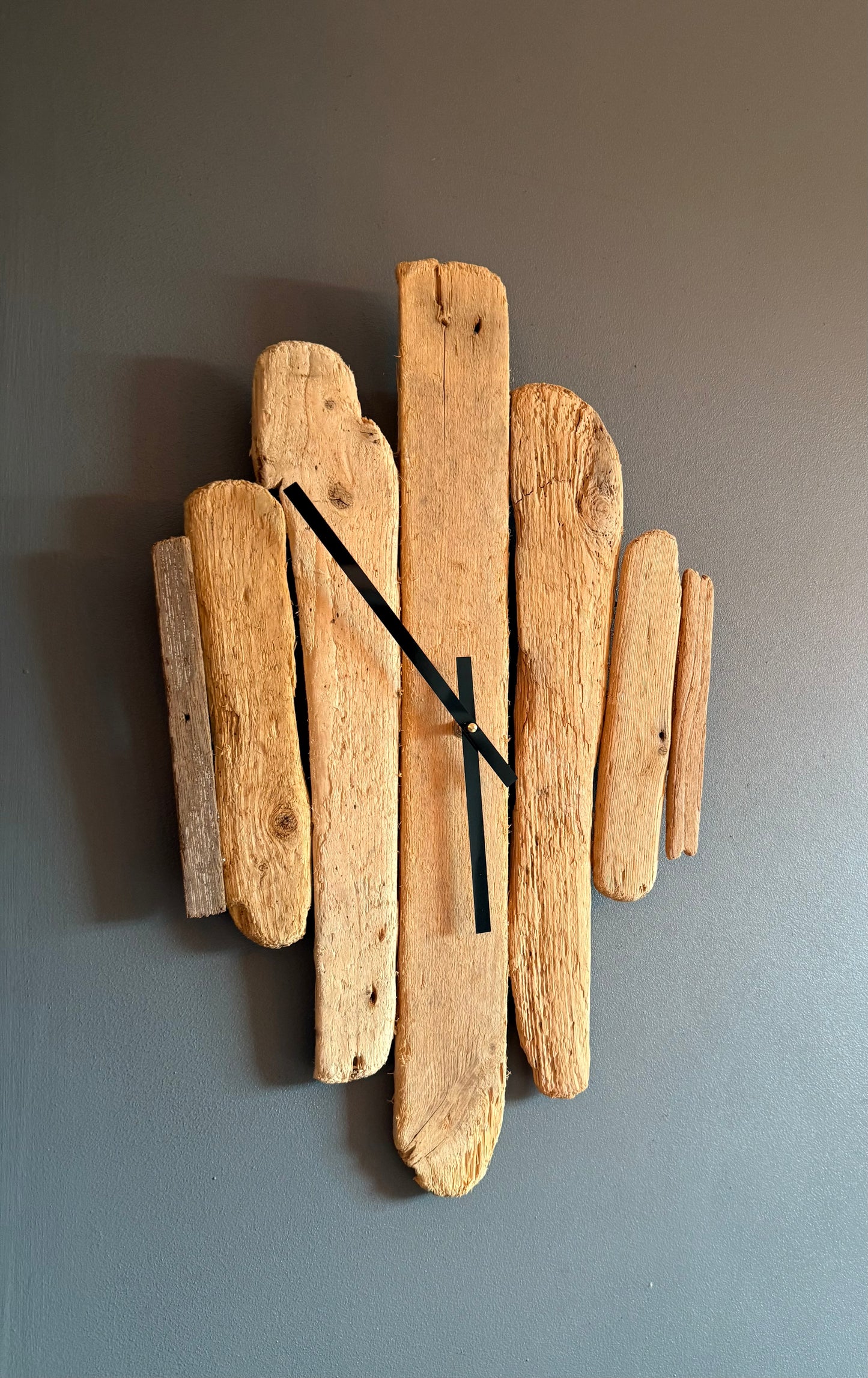 Handmade Driftwood Wall Clock