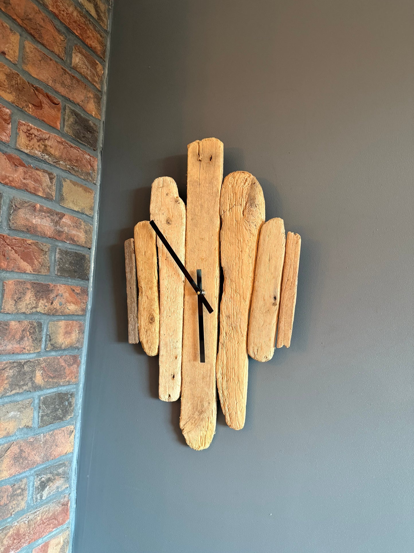 Handmade Driftwood Wall Clock