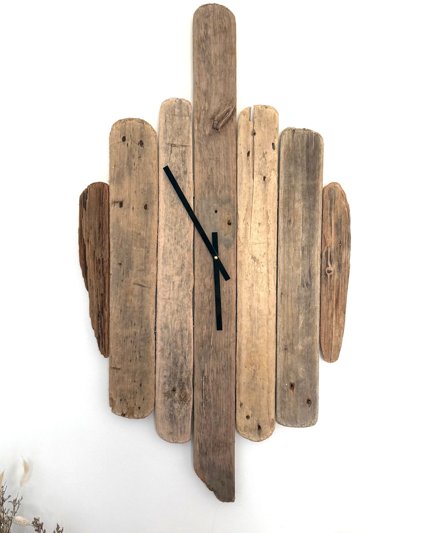Large Handmade Driftwood Wall Clock