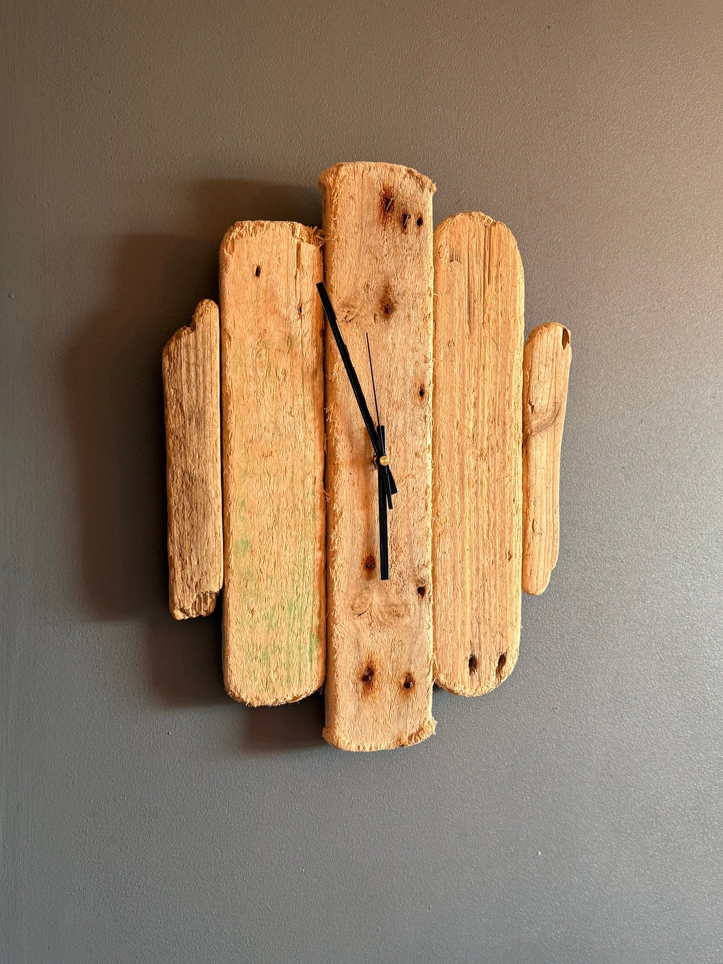 Handmade Driftwood Wall Clock