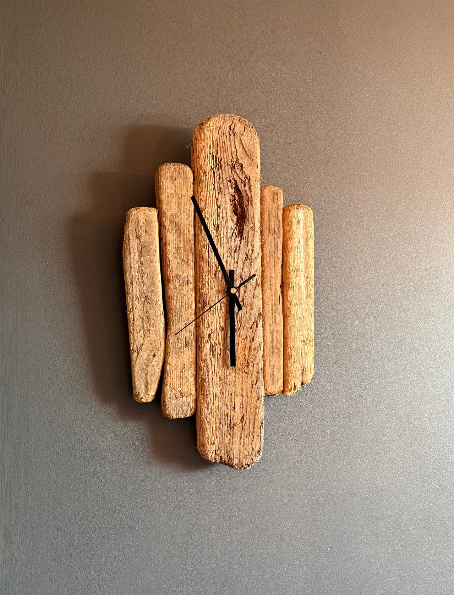 Handmade Driftwood Wall Clock