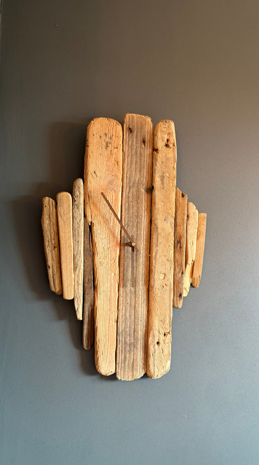 Handmade Driftwood Wall Clock