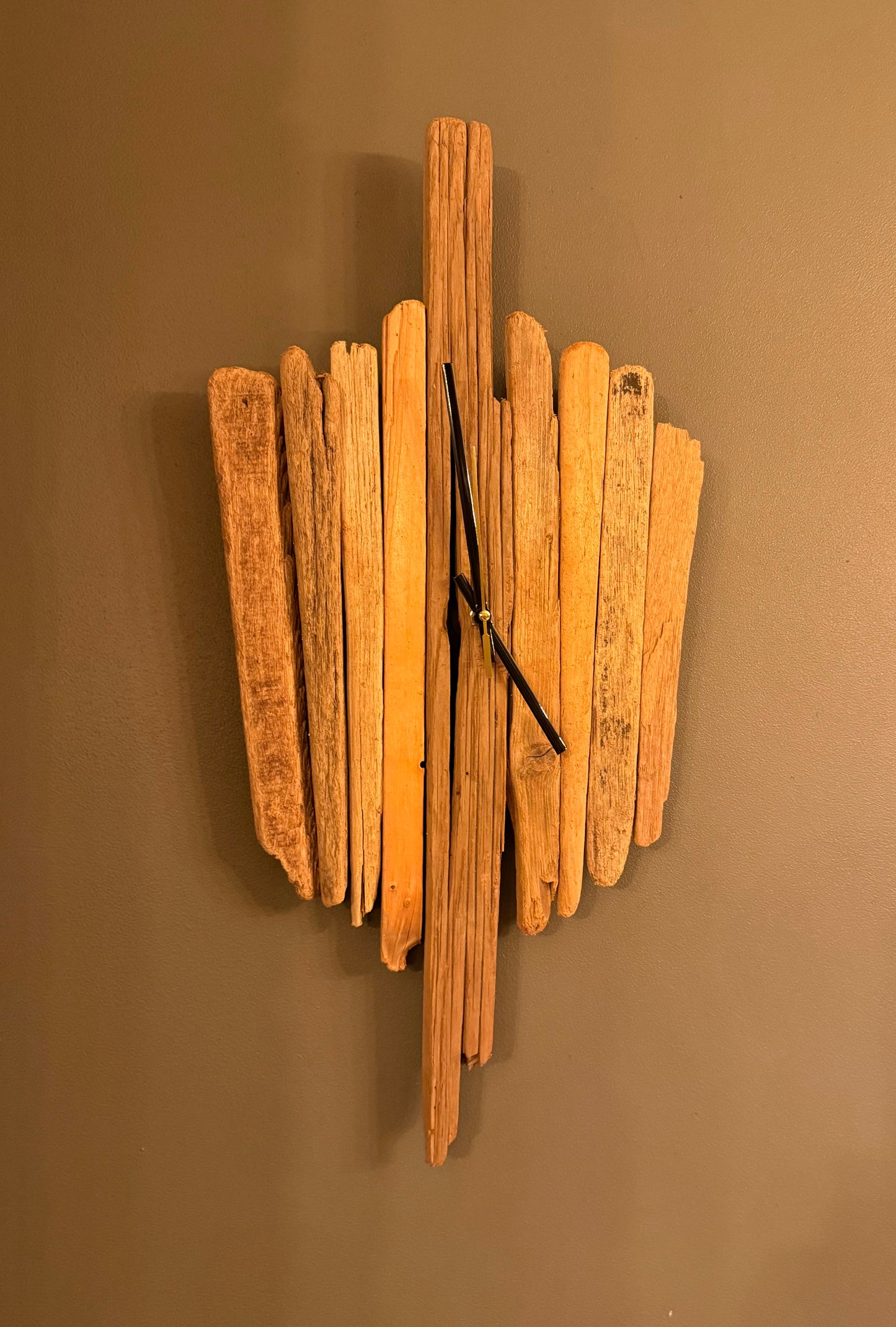 Handmade Driftwood Wall Clock