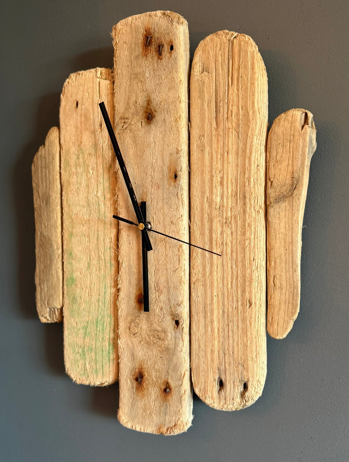 Handmade Driftwood Wall Clock