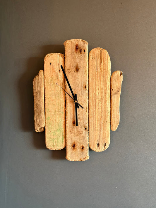 Handmade Driftwood Wall Clock