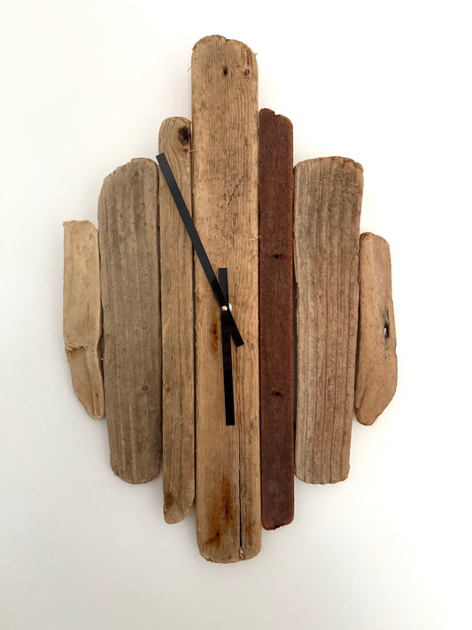 Large Handmade Driftwood Wall Clock