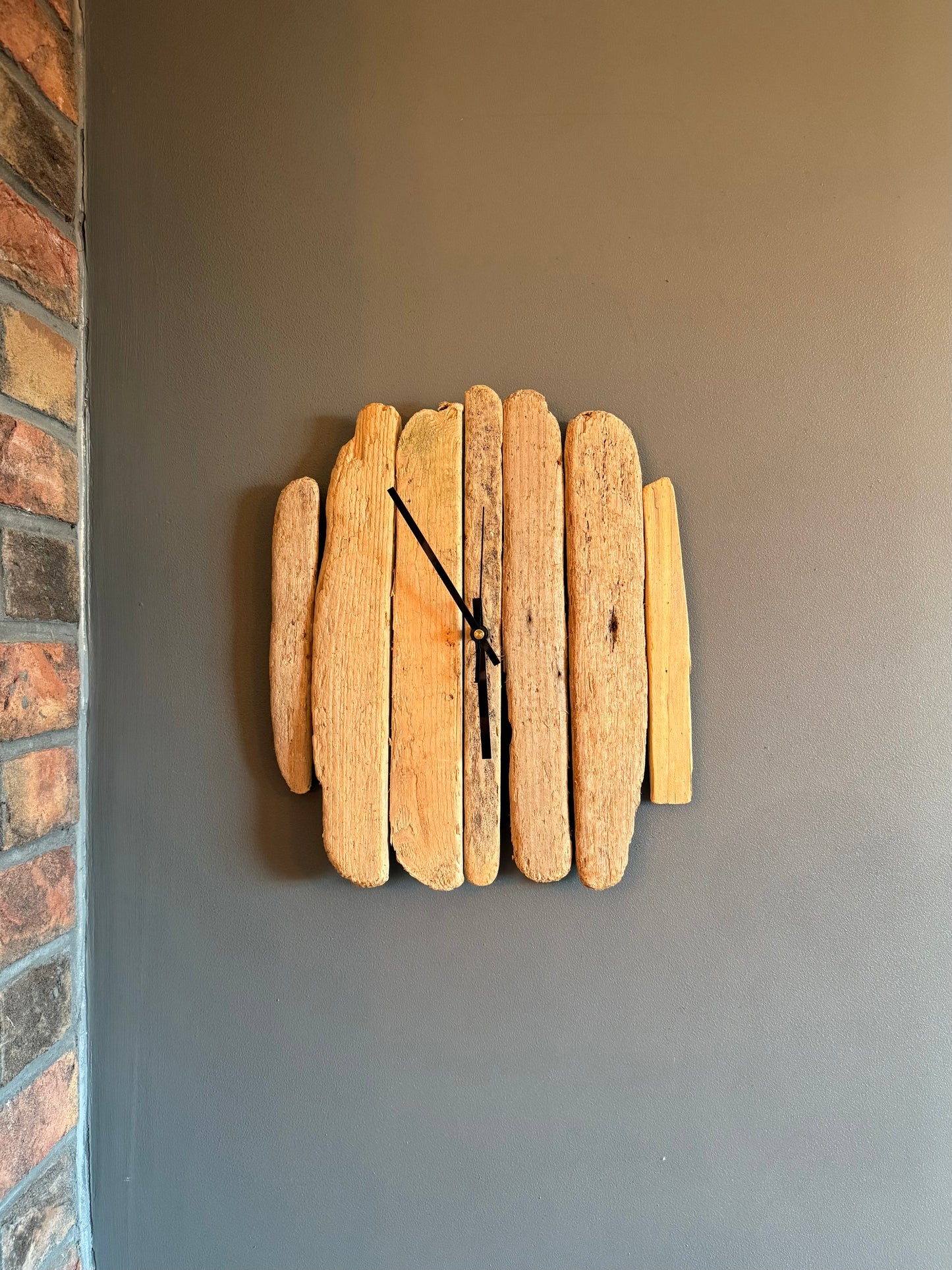 Handmade Driftwood Wall Clock