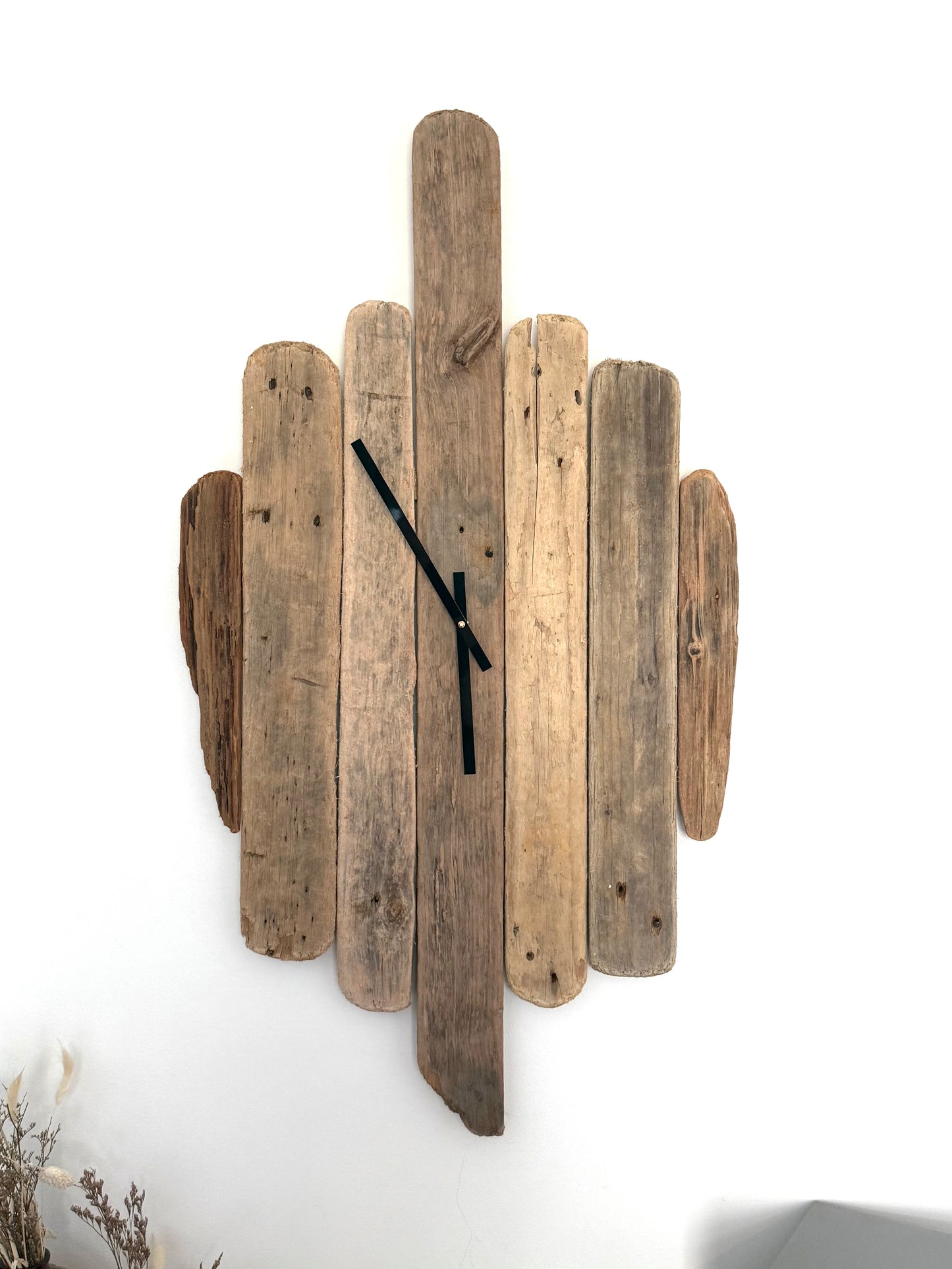 Large Handmade Driftwood Wall Clock