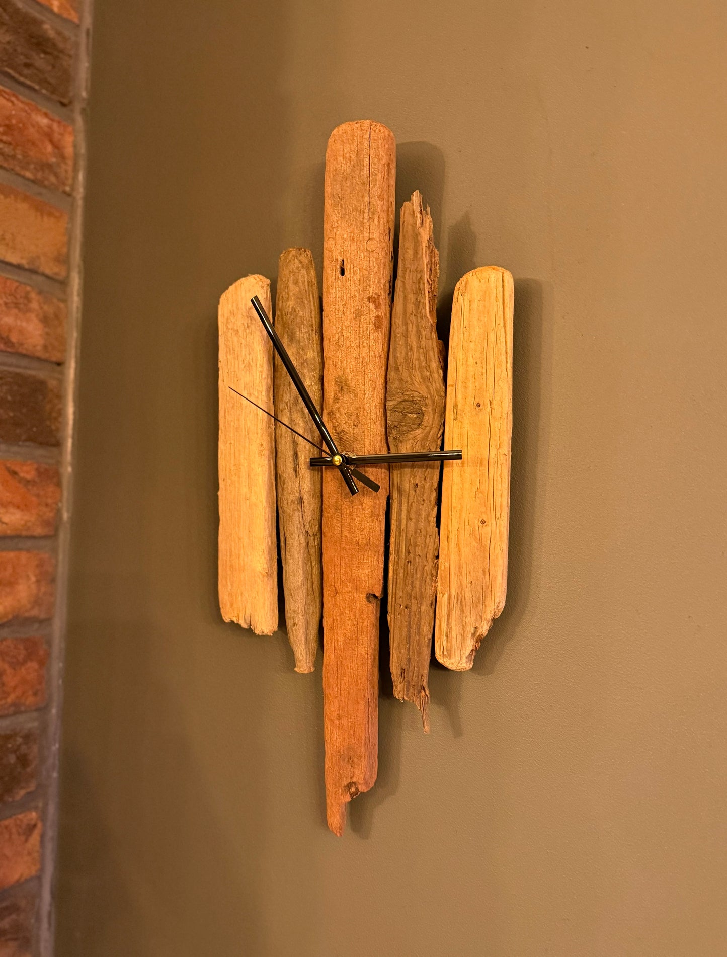 Handmade Driftwood Wall Clock