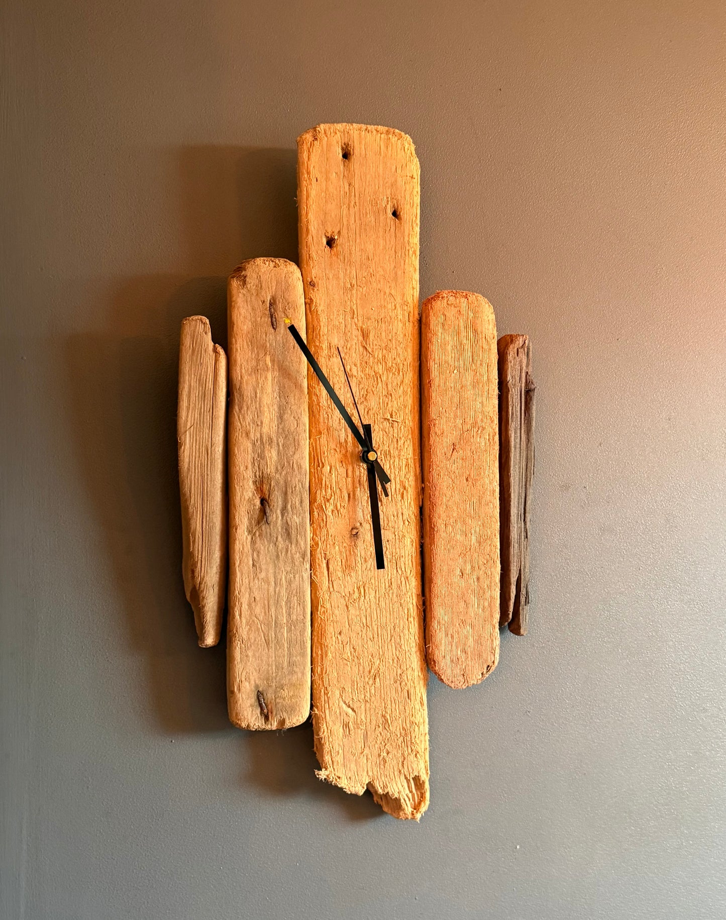 Handmade Driftwood Wall Clock