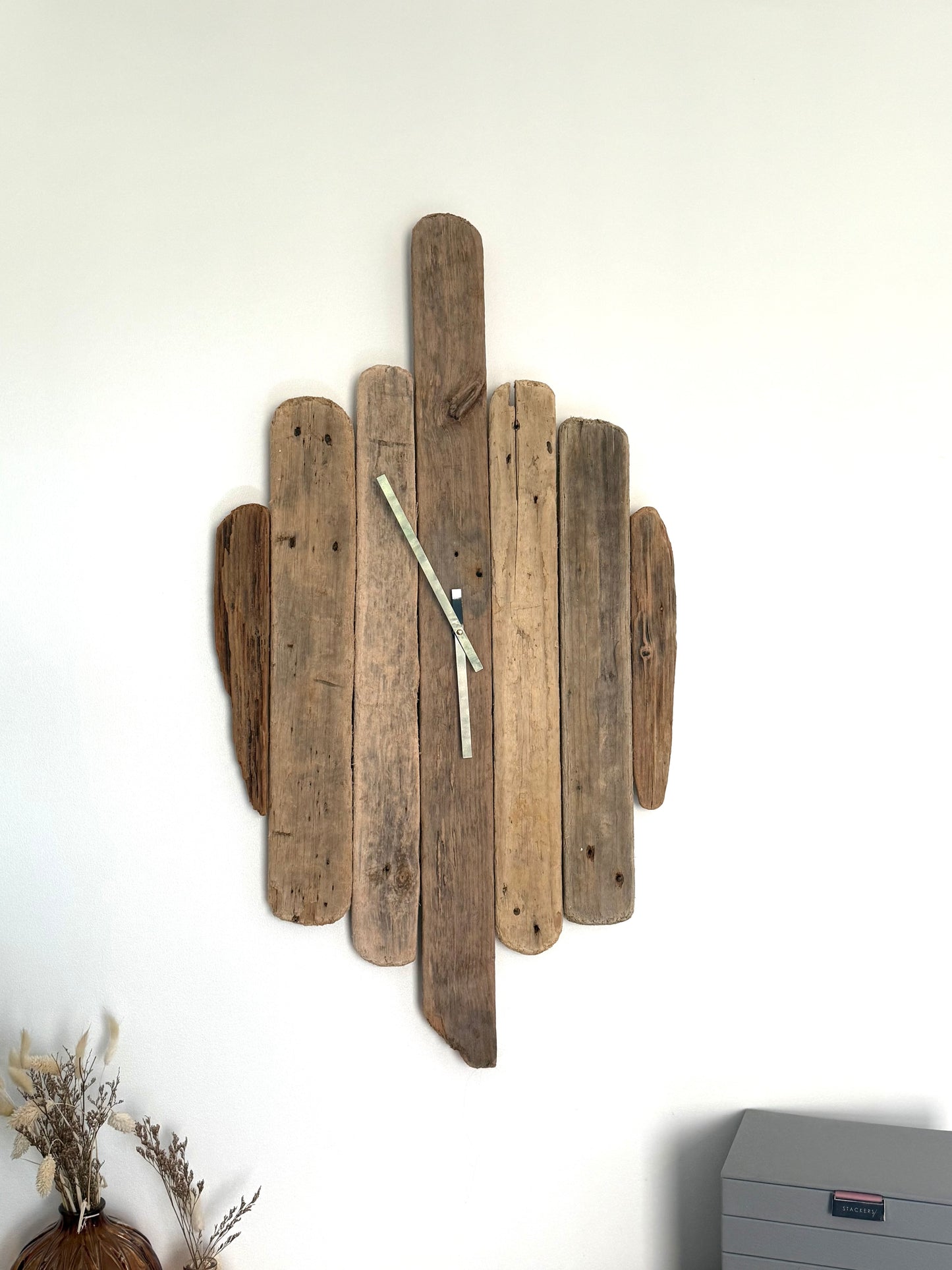 Large Handmade Driftwood Wall Clock