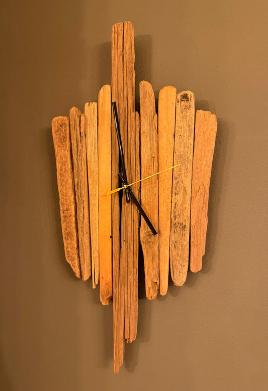 Handmade Driftwood Wall Clock