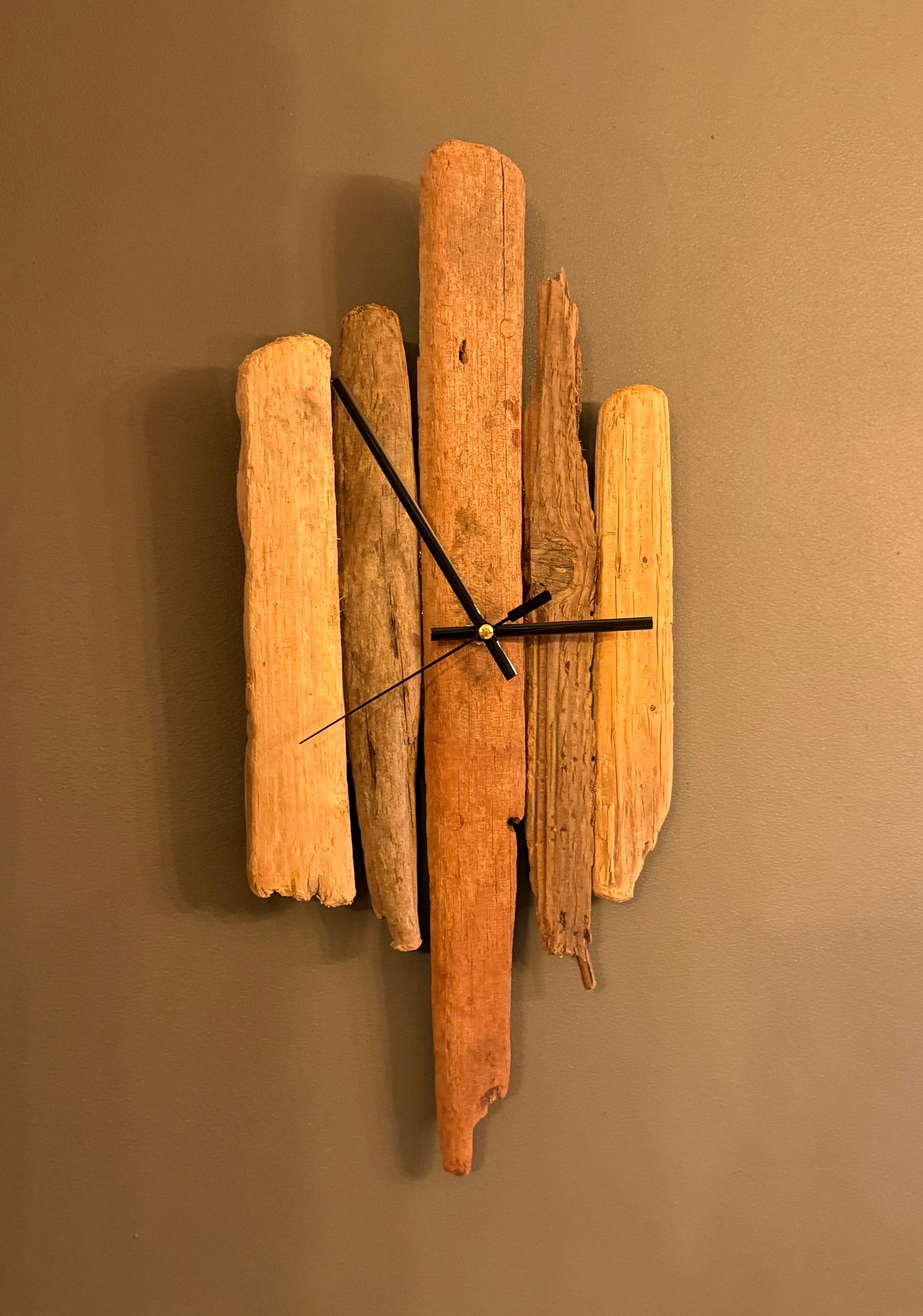 Handmade Driftwood Wall Clock