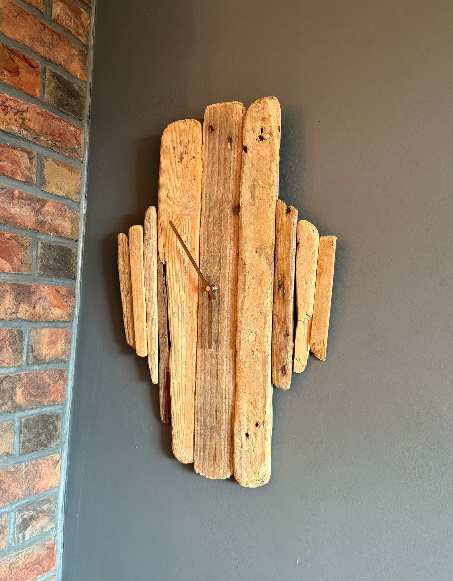 Handmade Driftwood Wall Clock