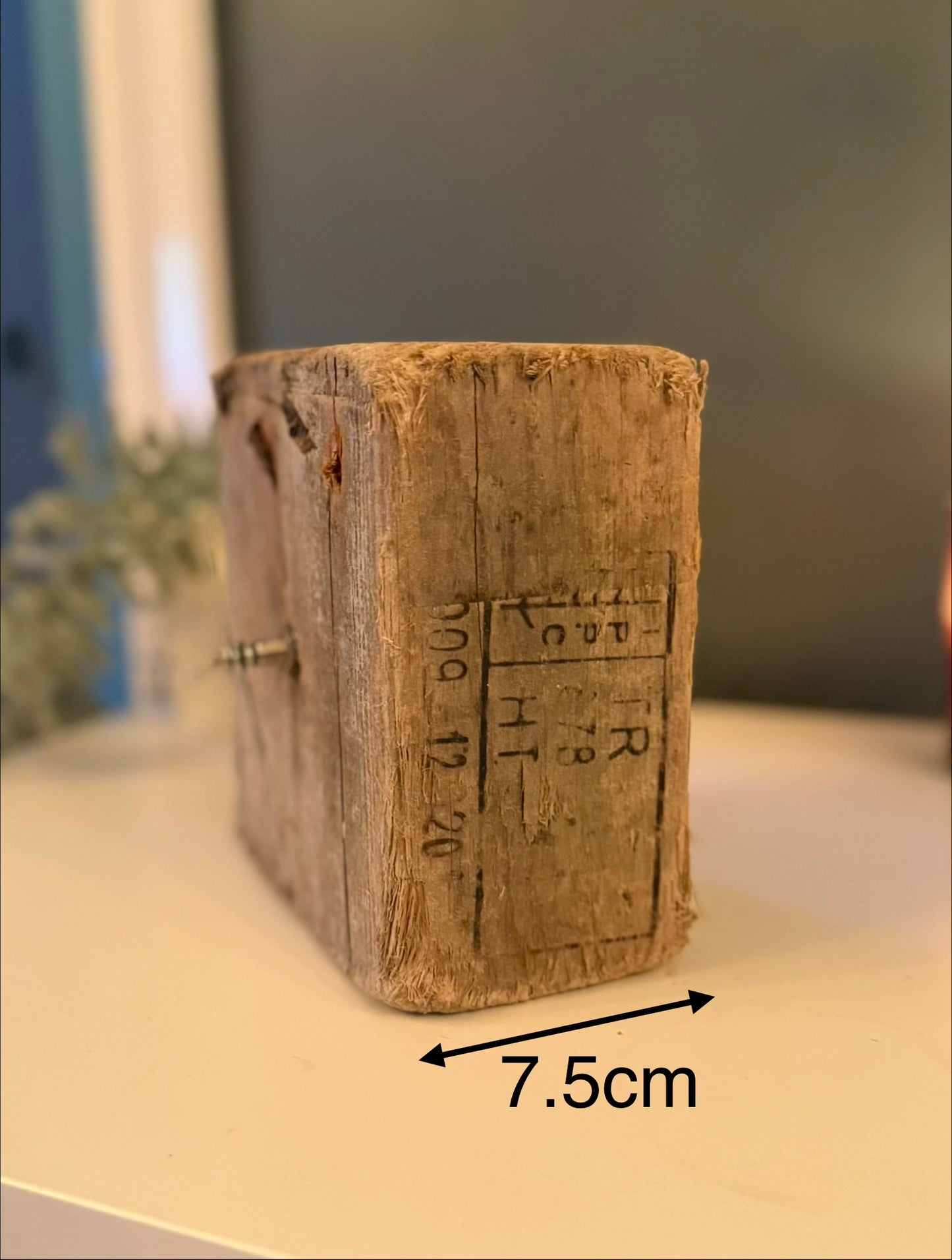 Small Handmade Driftwood Chunky Clock