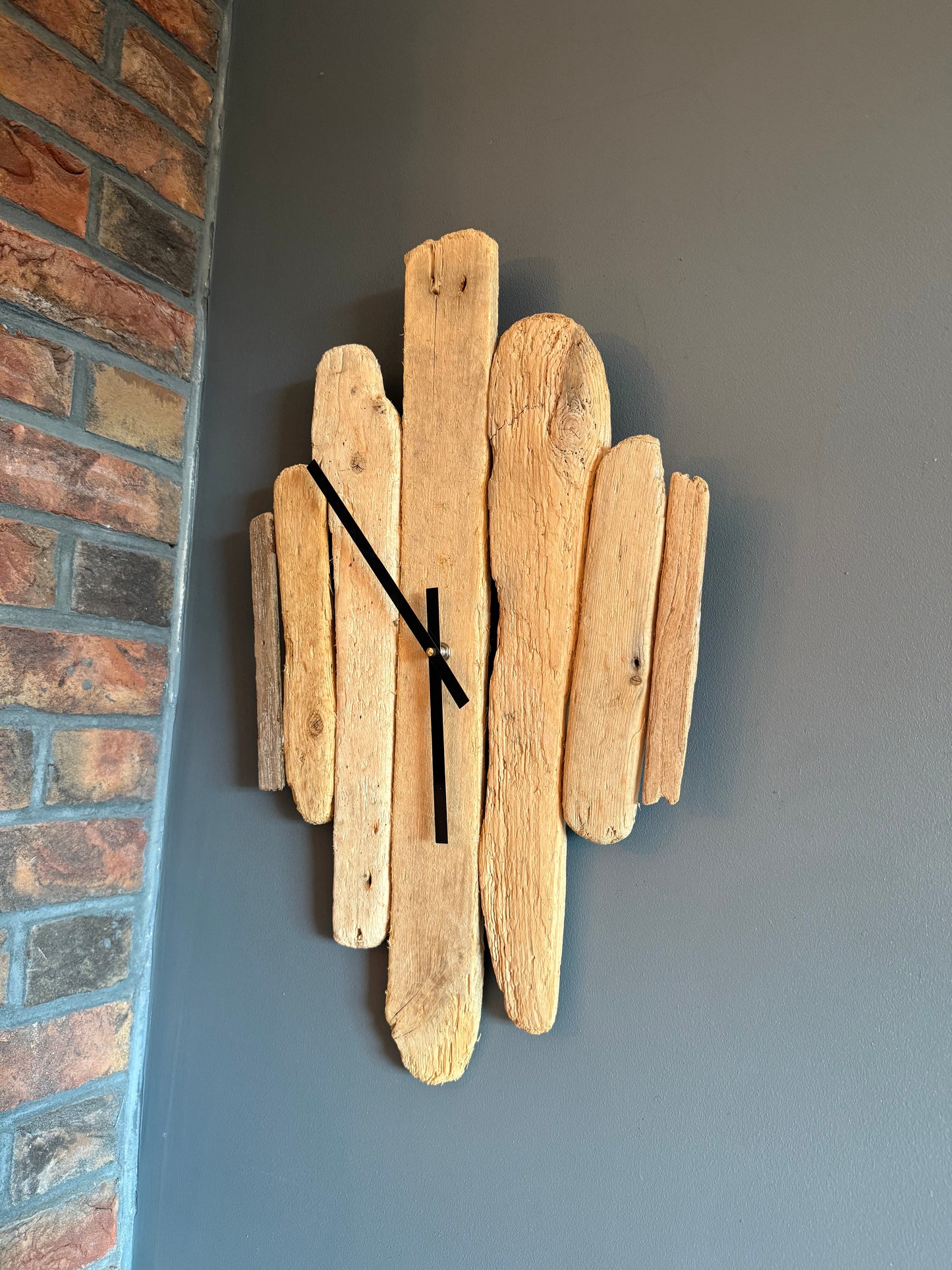 Handmade Driftwood Wall Clock