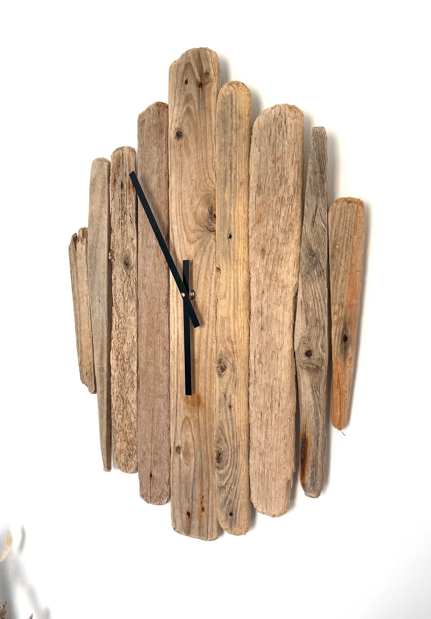 Large Handmade Driftwood Wall Clock