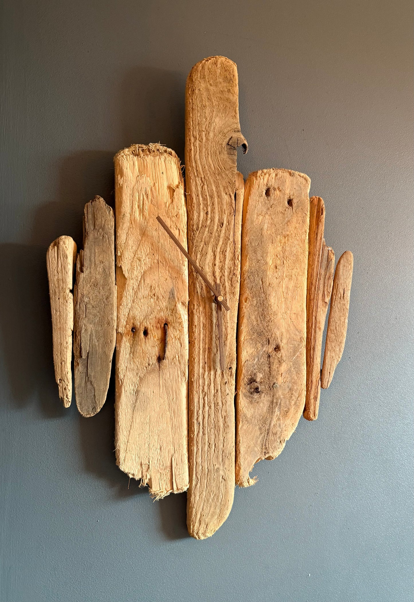 Handmade Driftwood Wall Clock