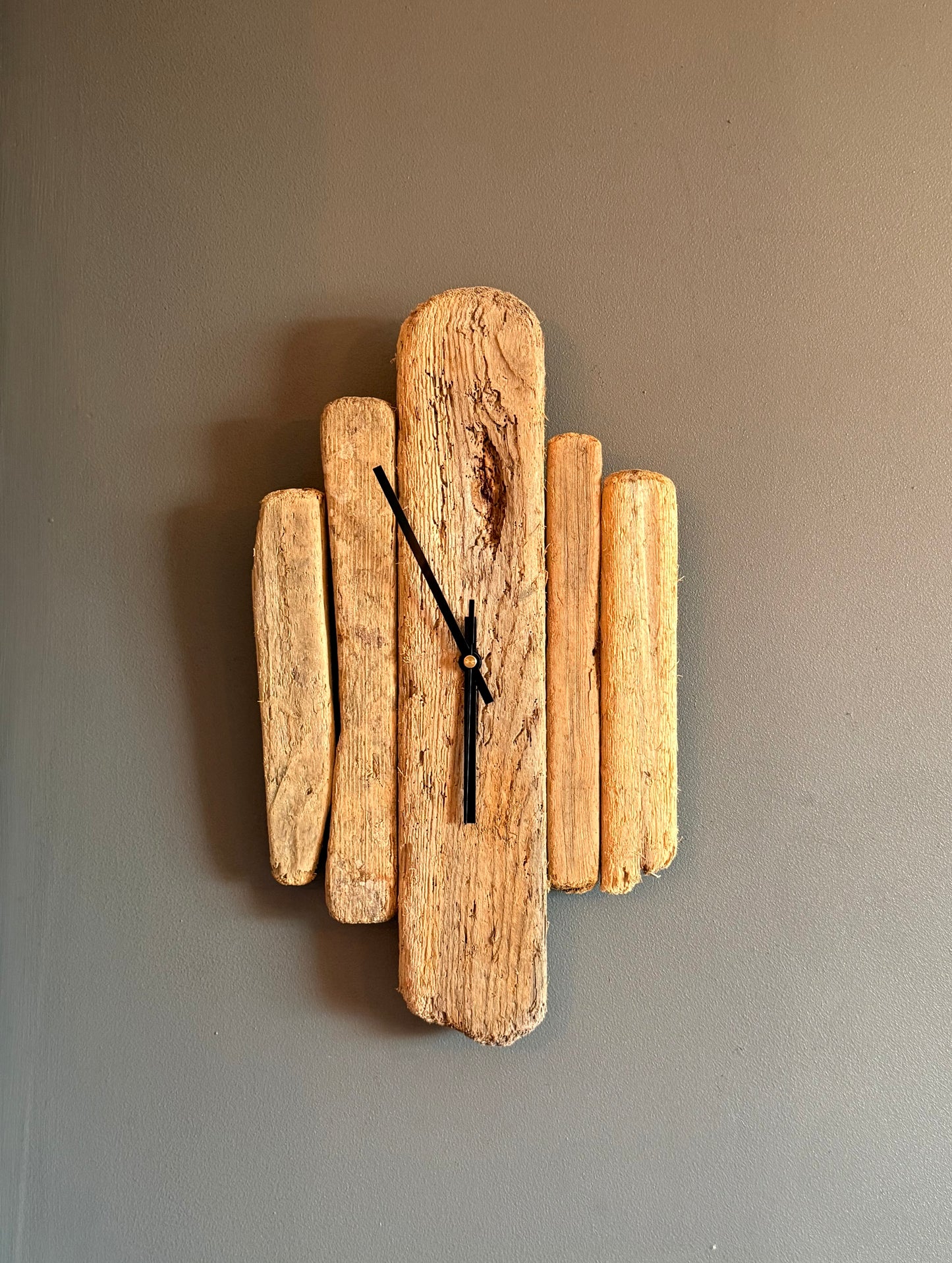 Handmade Driftwood Wall Clock