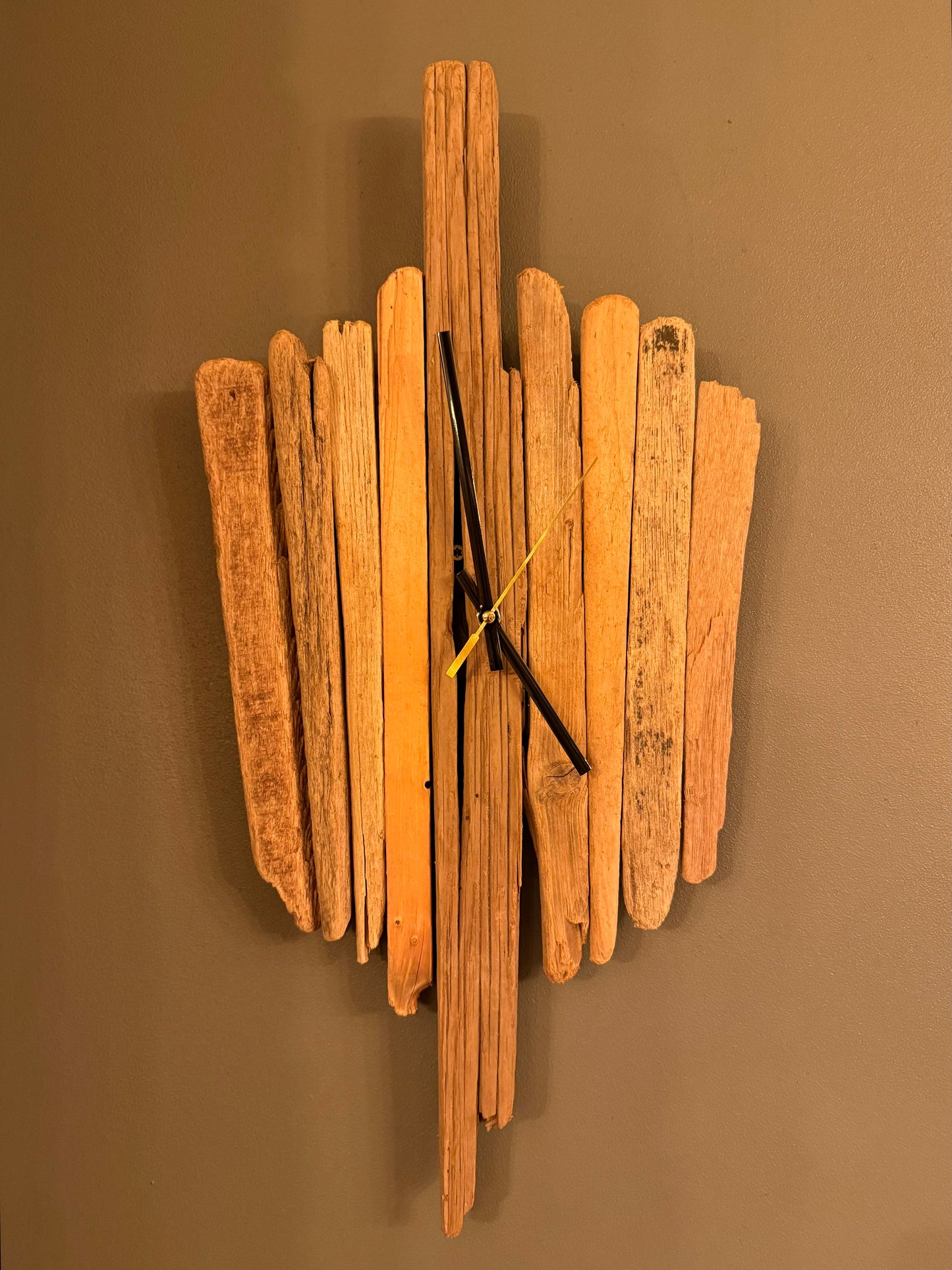 Handmade Driftwood Wall Clock