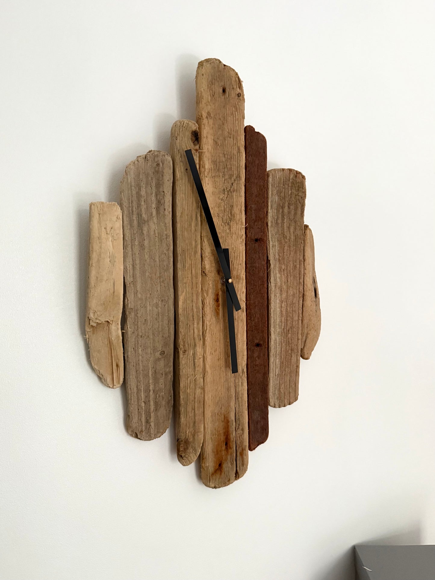 Large Handmade Driftwood Wall Clock