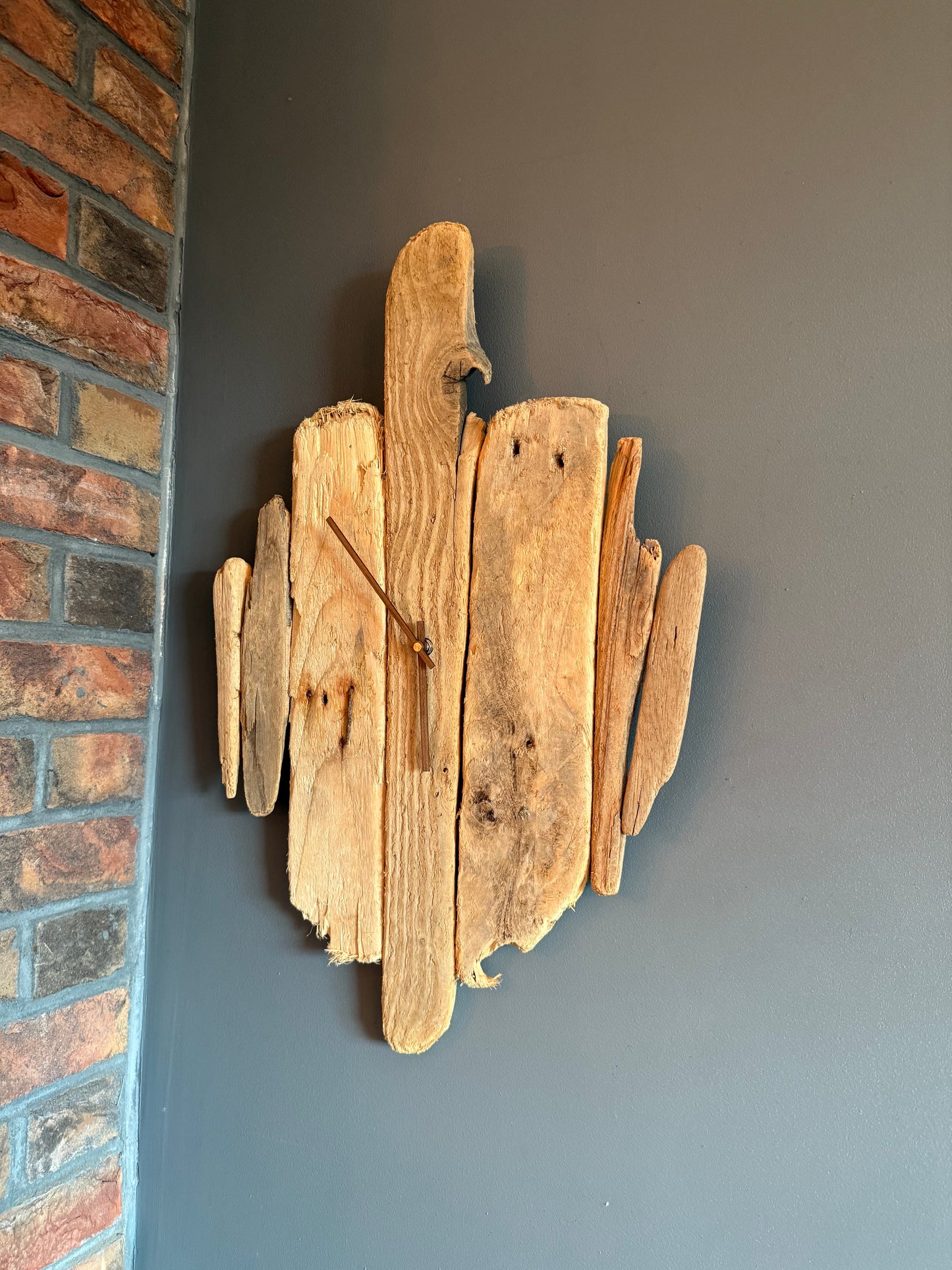 Handmade Driftwood Wall Clock