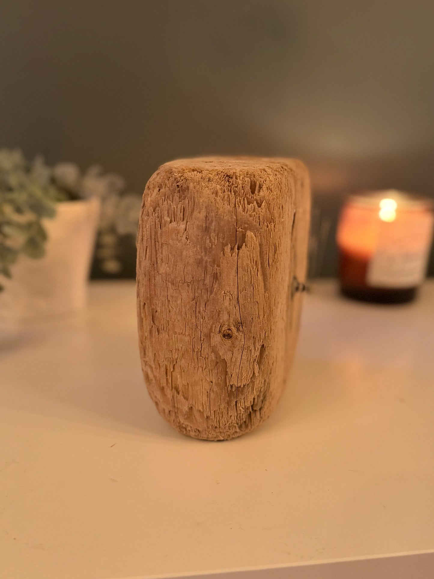 Small Handmade Driftwood Chunky Clock