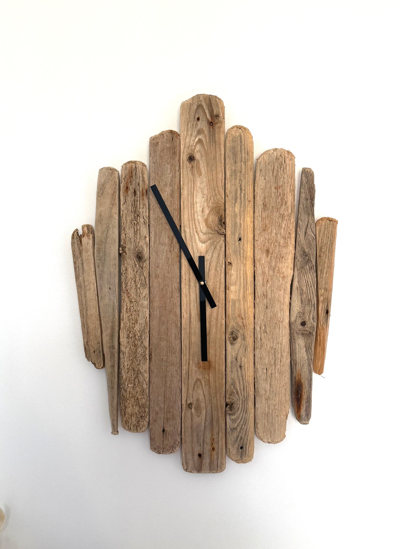 Large Handmade Driftwood Wall Clock