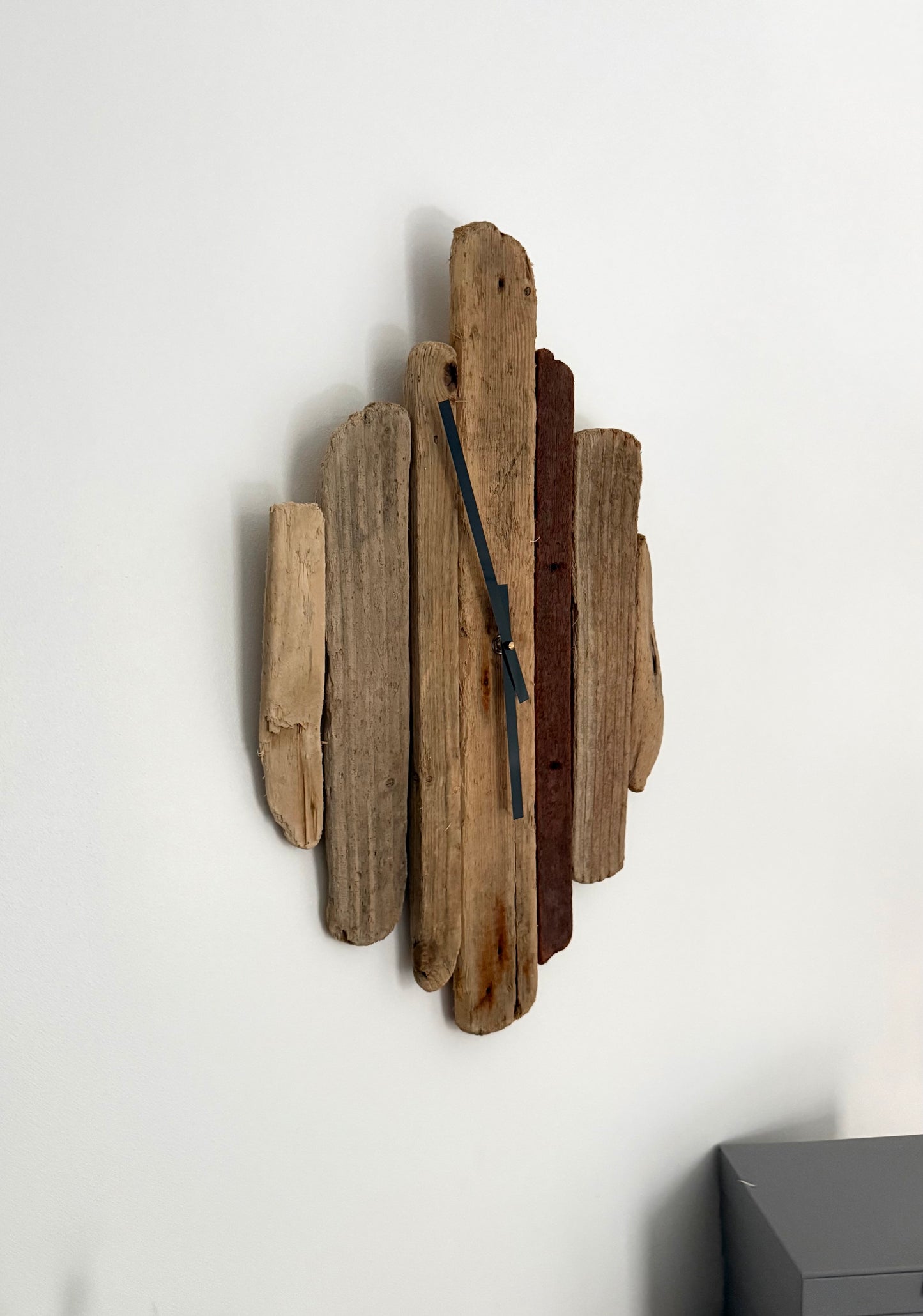 Large Handmade Driftwood Wall Clock