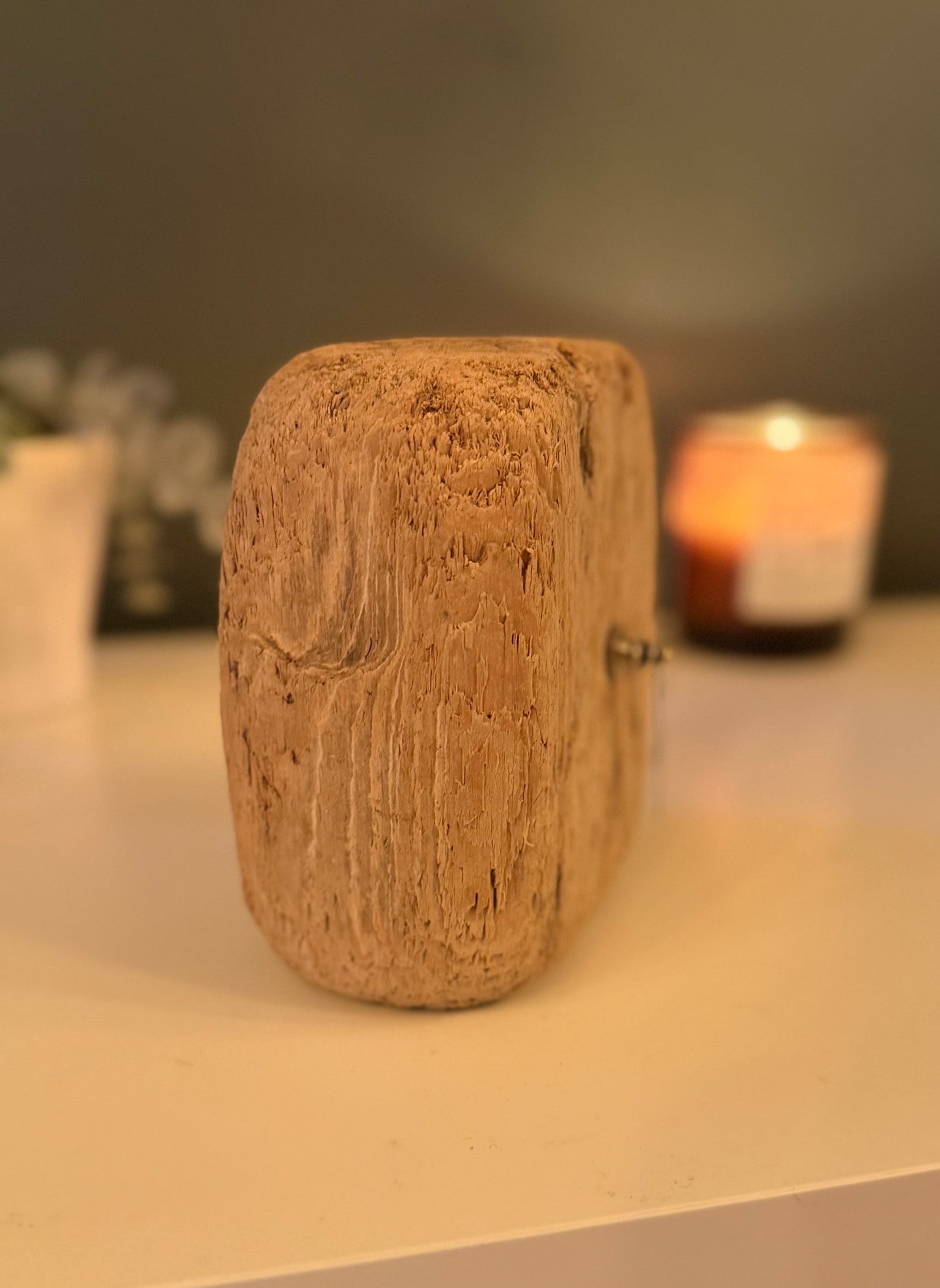 Small Handmade Driftwood Chunky Clock