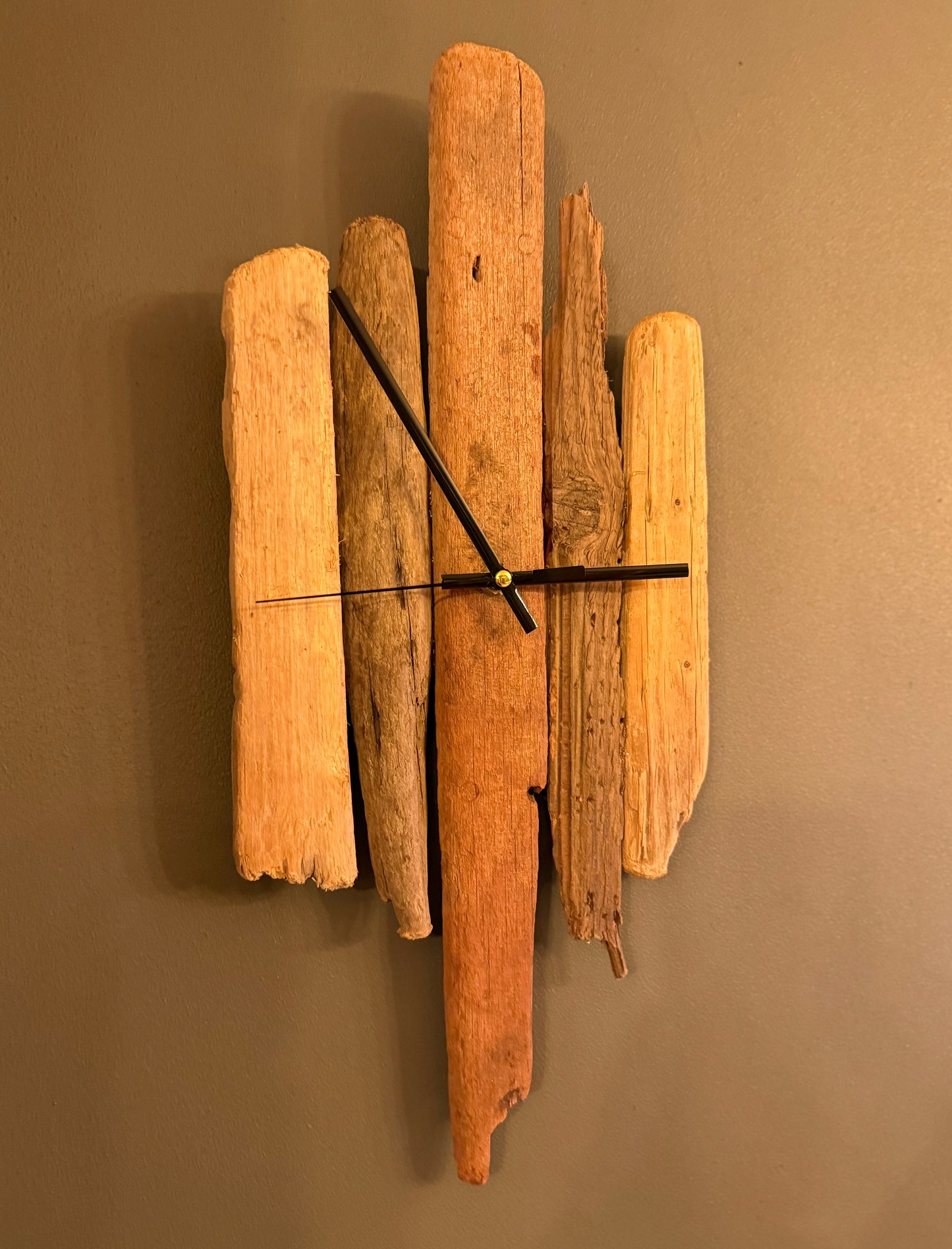 Handmade Driftwood Wall Clock