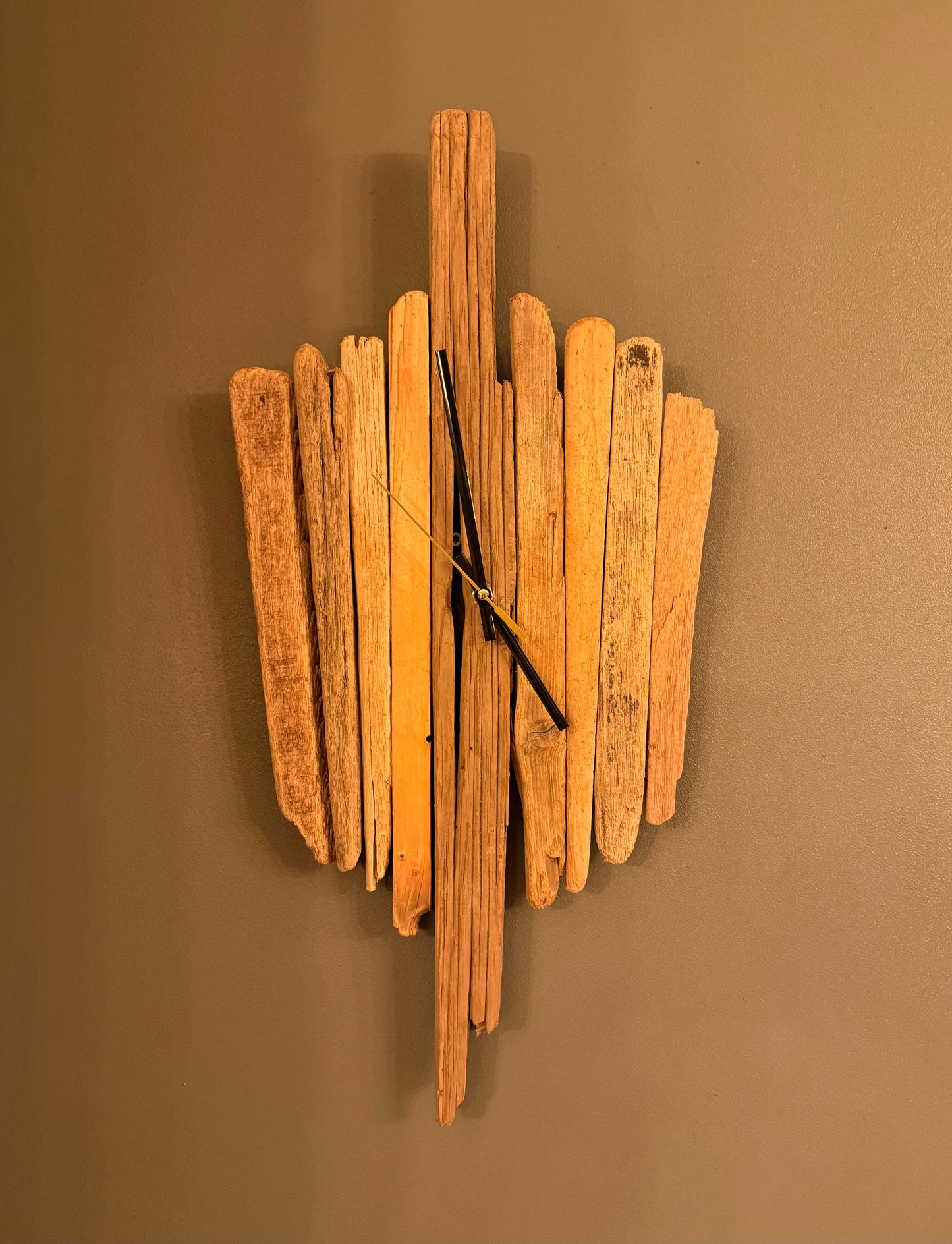 Handmade Driftwood Wall Clock