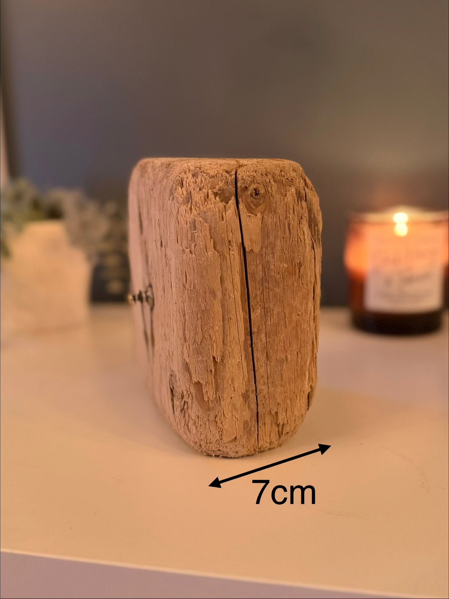 Small Handmade Driftwood Chunky Clock