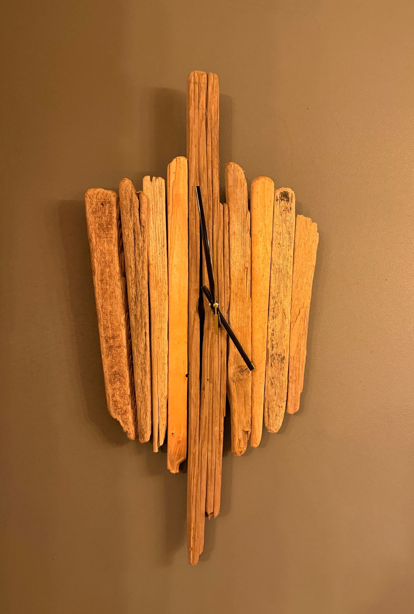 Handmade Driftwood Wall Clock