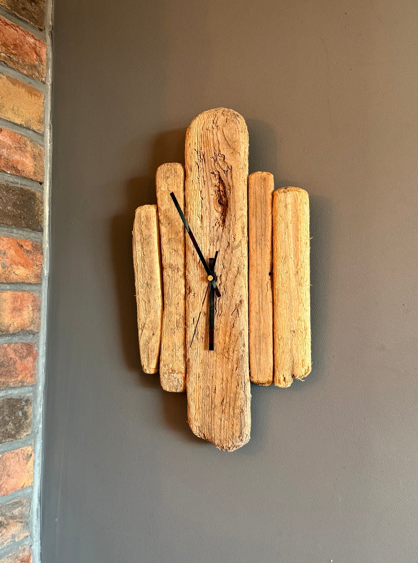 Handmade Driftwood Wall Clock
