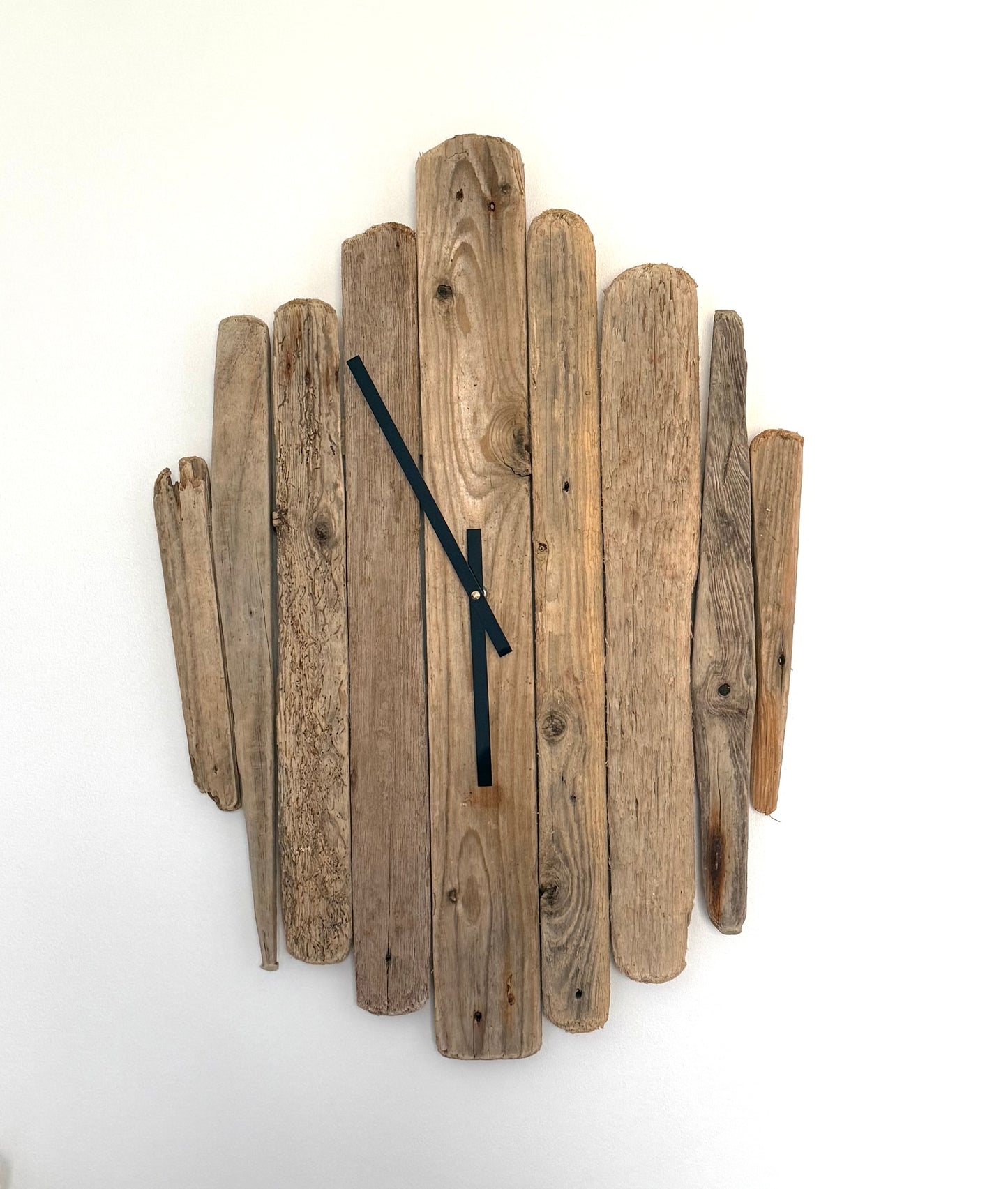 Large Handmade Driftwood Wall Clock