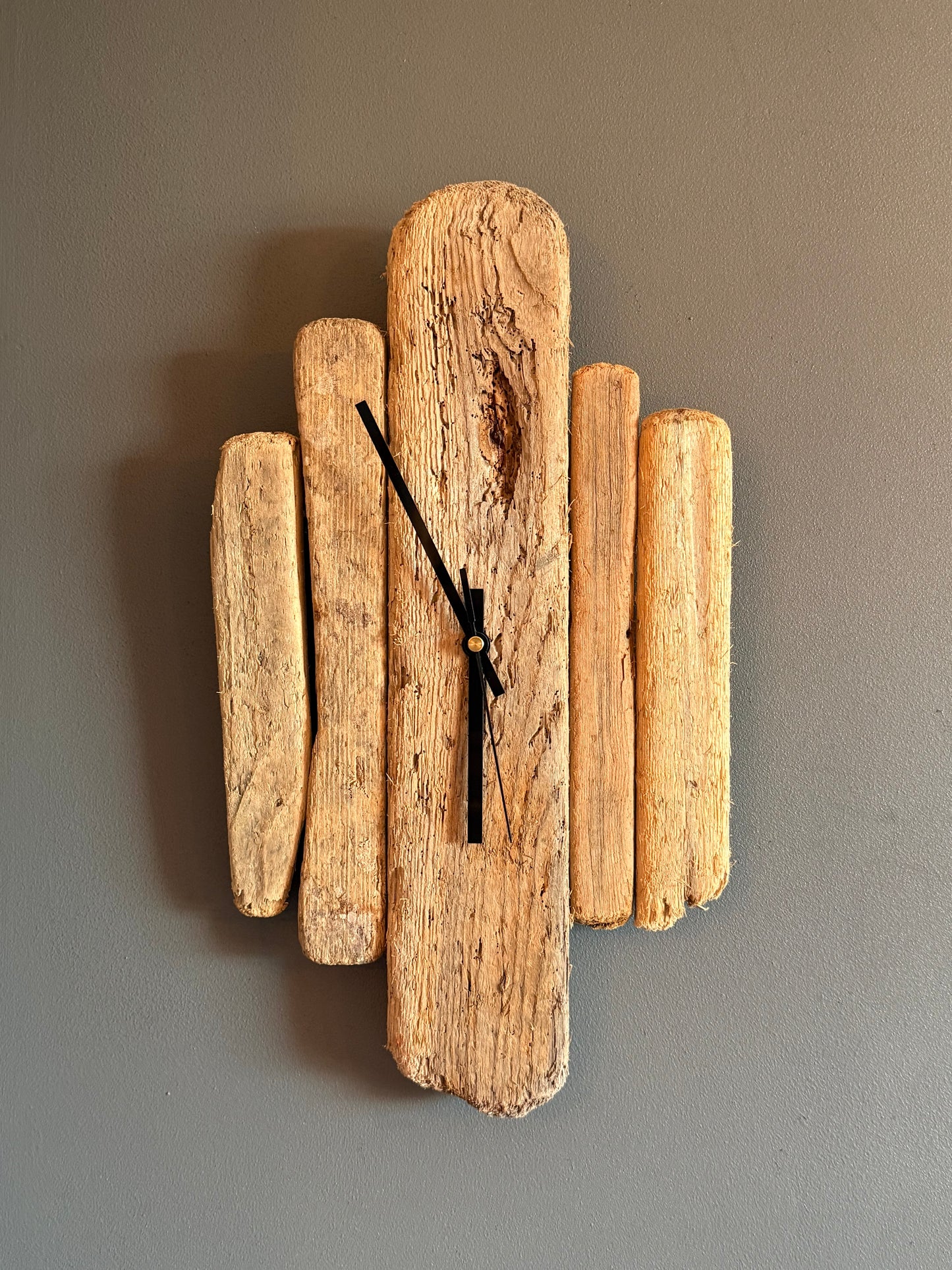 Handmade Driftwood Wall Clock